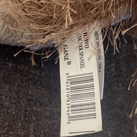 WEBKINZ Ganz Cocker Spaniel HM011 Hang/But tag no code stuffed animal plush - Picture 12 of 14